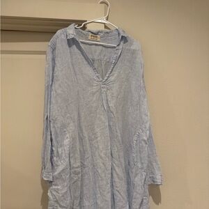 Garnet hill linen dress